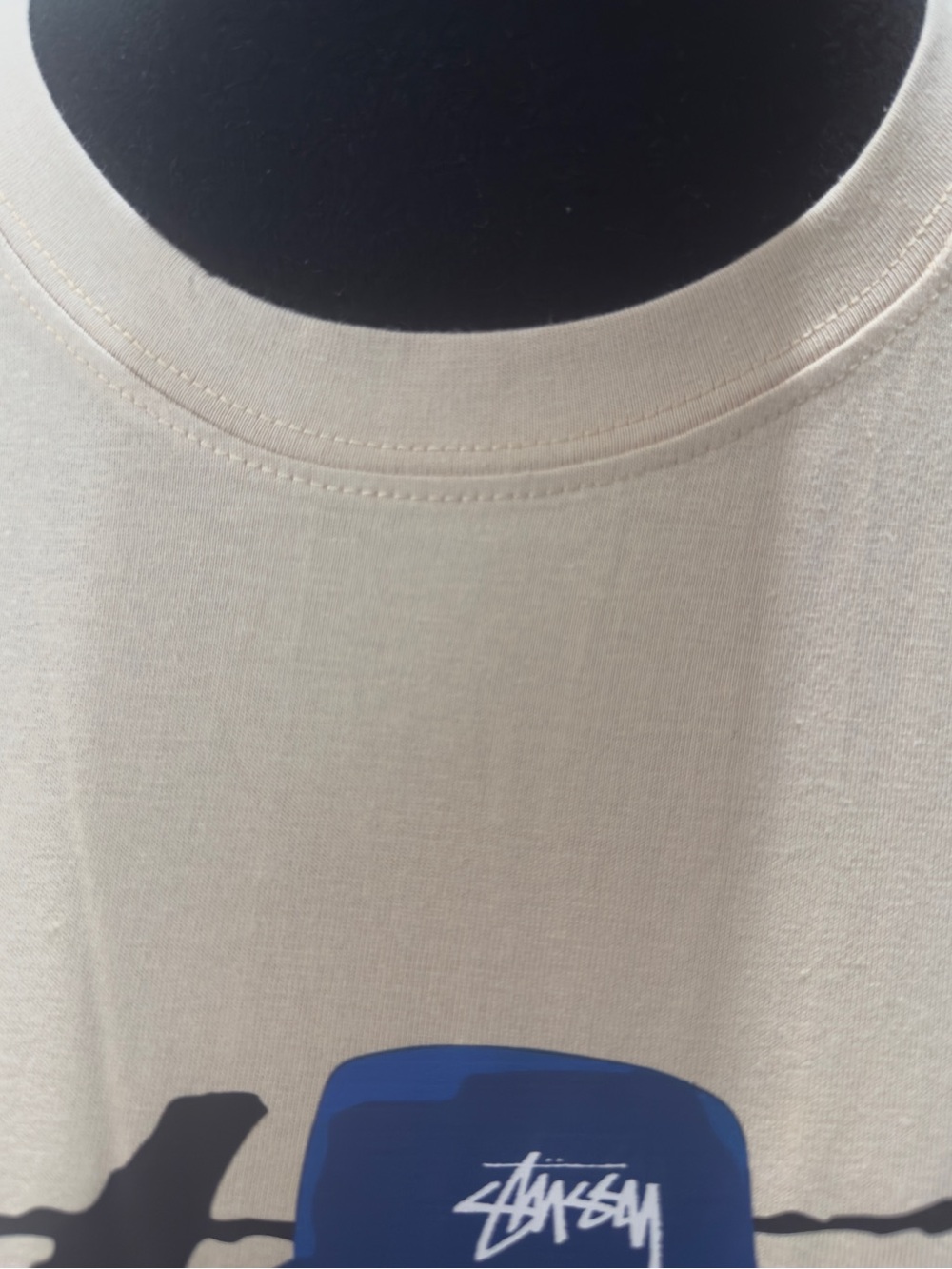 Stüssy x Nike Bear Graphic Tee in Light Beige - Picture 3 of 10